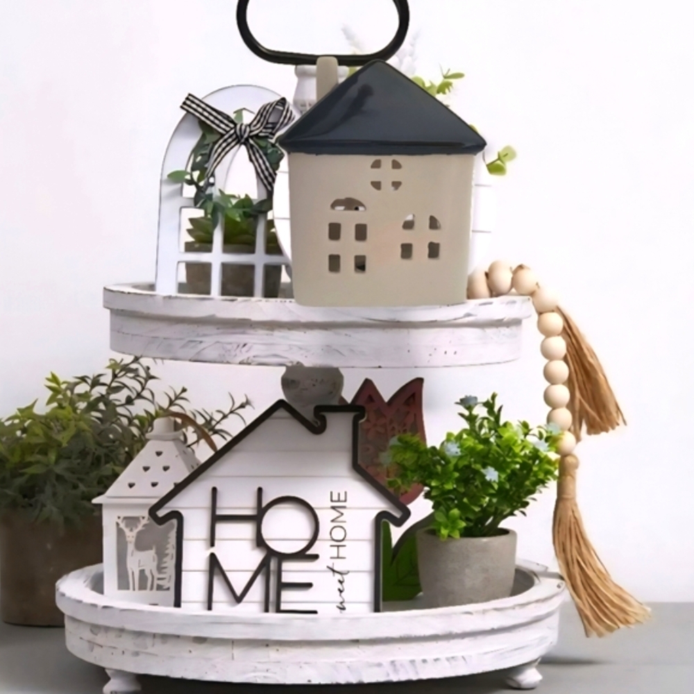 Black & White Decorative Porcelain Farmhouse Decor